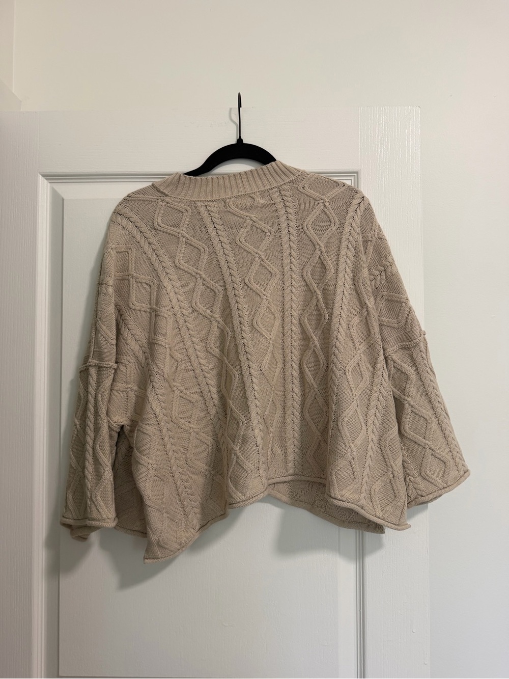 By Together Cable-Knit Pullover Sweater in Taupe - Picture 2 of 6